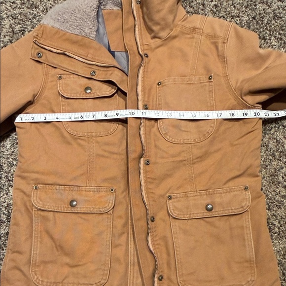Carhartt Brown Canvas Jacket with Gray Lining - Picture 6 of 9